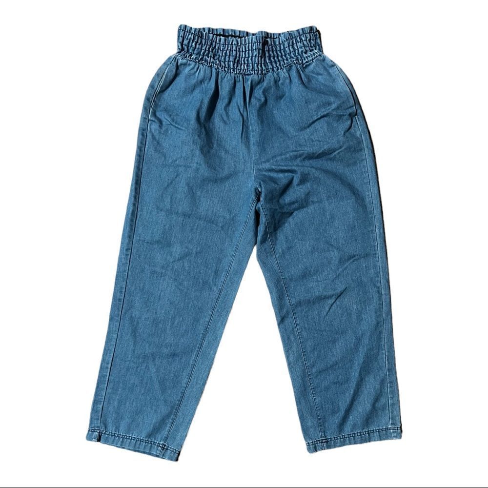 *anthropologie* mo vint Elastic Waist Cropped Pants